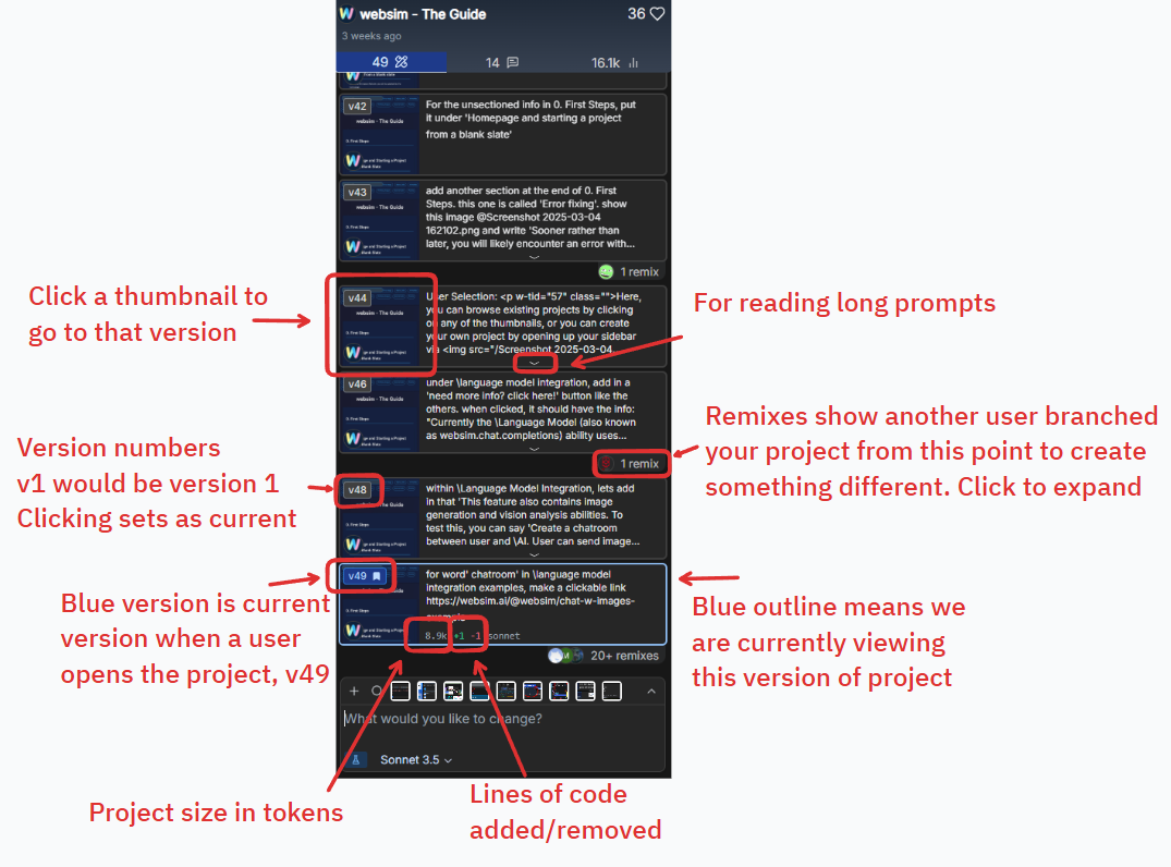 Version Control Interface